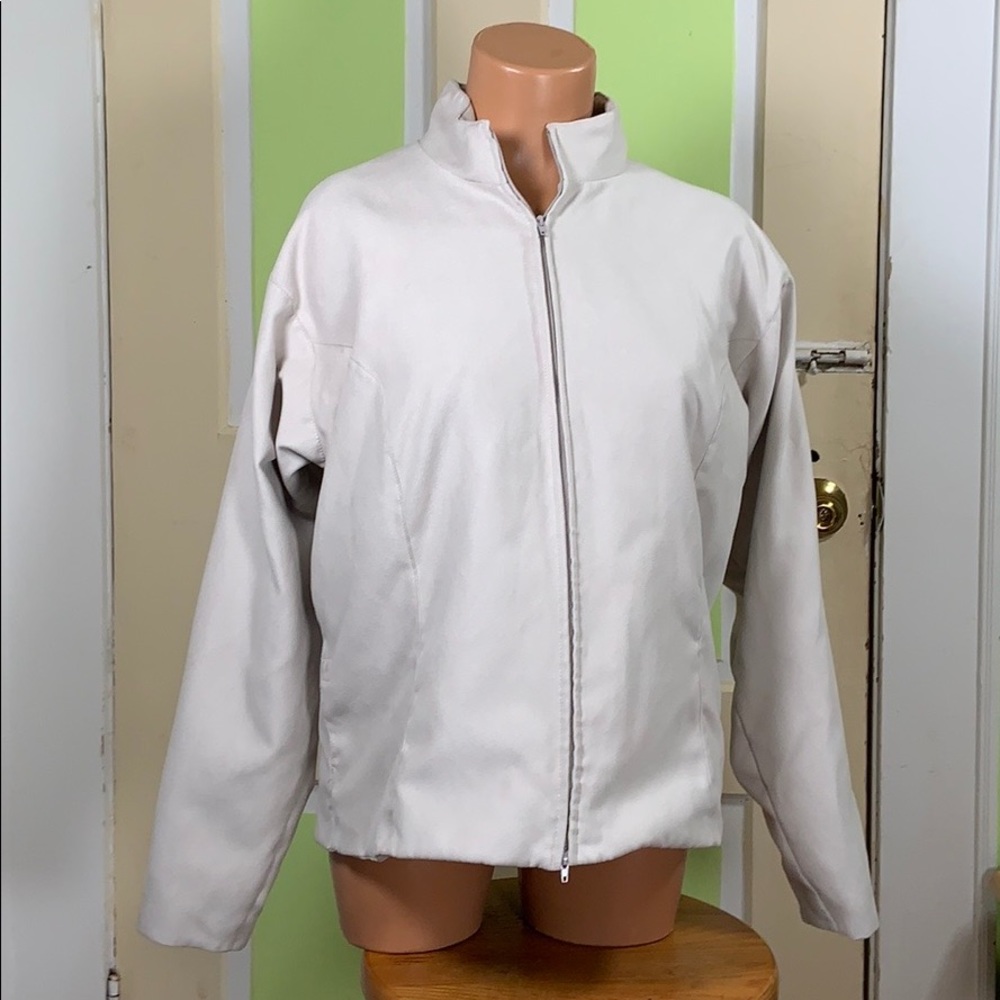 Zero Restriction MICROSUEDE ANITA golf jacket ladies medium cream